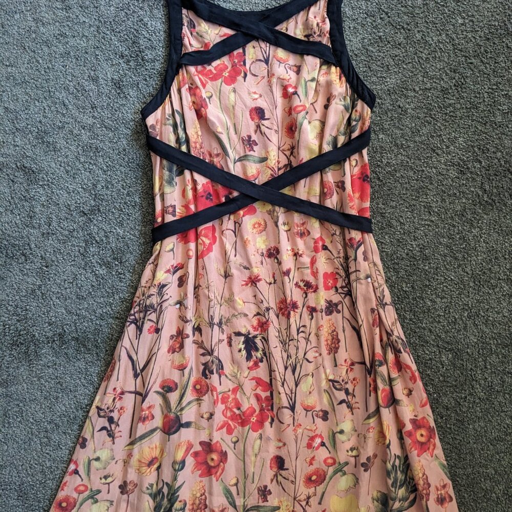 Treasure By Samantha Pleet Floral Renaissance Dress Anthropologie - Picture 4 of 11